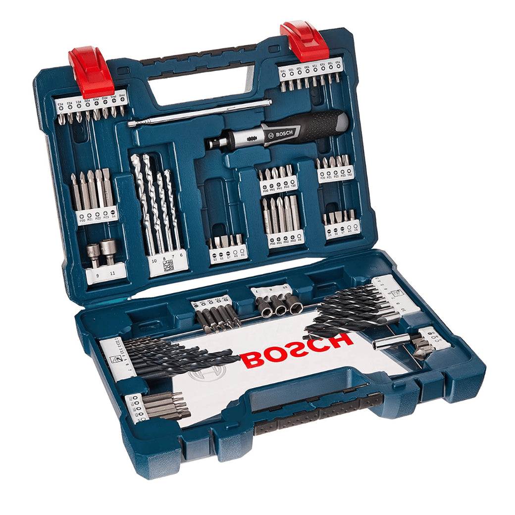 ชุดดอกสว่านและดอกไขควง 91 ชิ้น V-Line 91 BOSCH